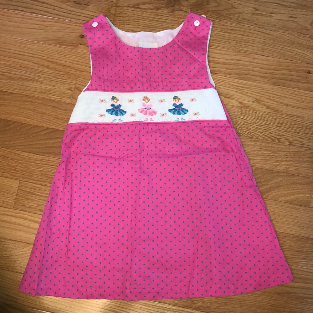 Girls smocked dress
